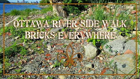 River Side Walk with Bricks all over the place