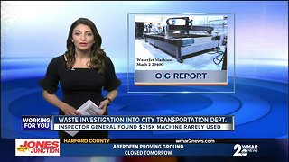Investigation concludes Baltimore DOT wasted $215K+ of city money
