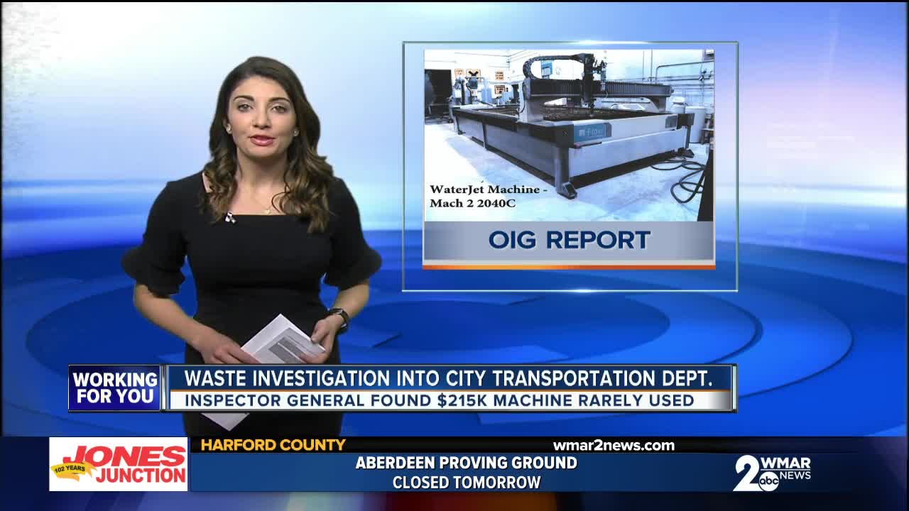 Investigation concludes Baltimore DOT wasted $215K+ of city money