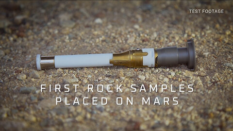 Perseverance's Backup Rock Sample Tubes Placed on Mars Surface