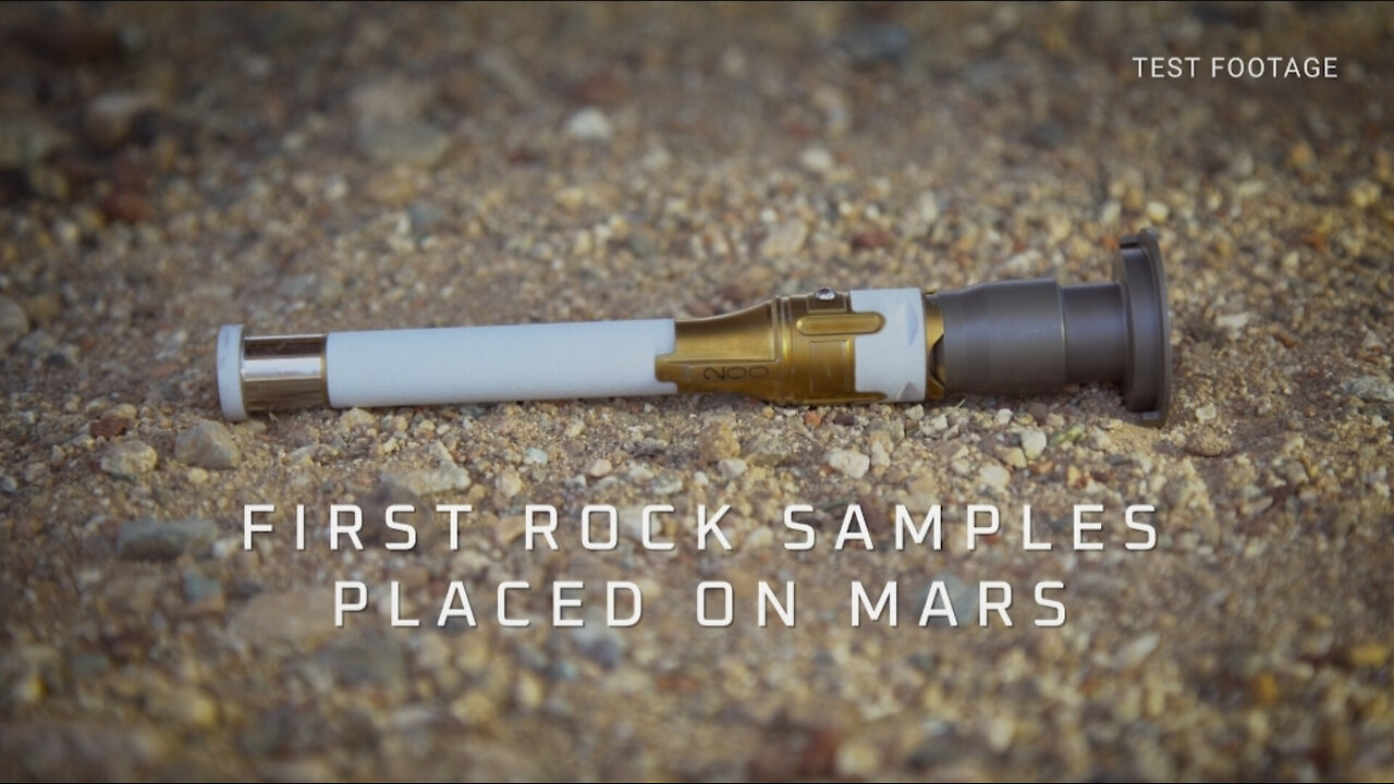 Perseverance's Backup Rock Sample Tubes Placed on Mars Surface