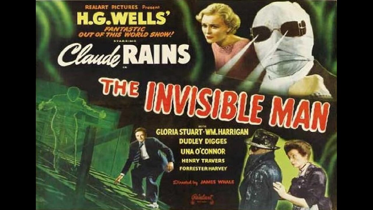 Claude Rains THE INVISIBLE MAN 1933 Superb Adaptation of the HG Wells Novel FULL MOVIE in HD