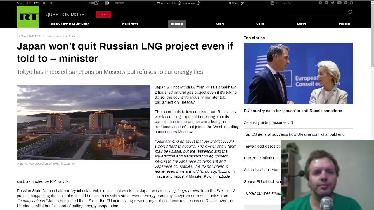 Japan won’t quit Russian LNG project even if told to