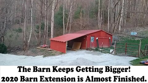 The Barn Extension Part 3. Almost done!