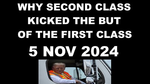 WHY SECOND CLASS KICKED THE BUT OF THE FIRST CLASS ON 5 NOVEMBER 2024