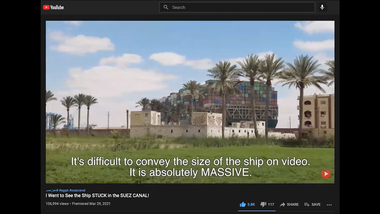 Doug Barnard: I Went to See the Ship STUCK in the SUEZ CANAL