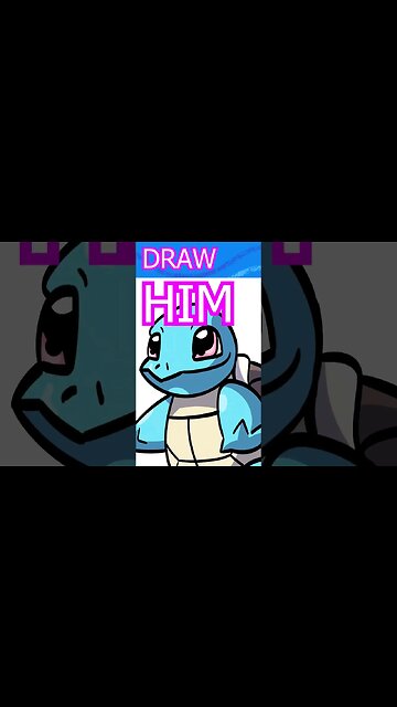 How to Draw a Squirtle FAST