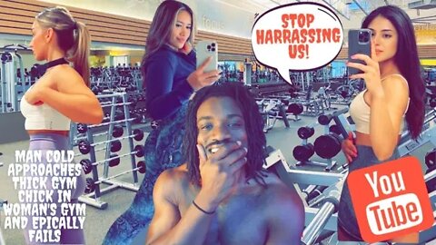Man Cold Approaches Thick Gym Chick in Woman's Gym and Epically Fails