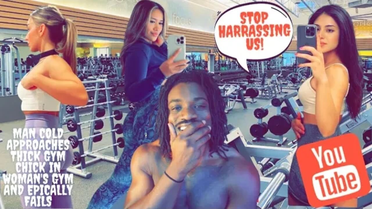 Man Cold Approaches Thick Gym Chick in Woman's Gym and Epically Fails
