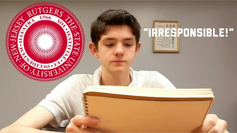 We're EMAILING the President of Rutgers University: CONFRONT & CONTACT