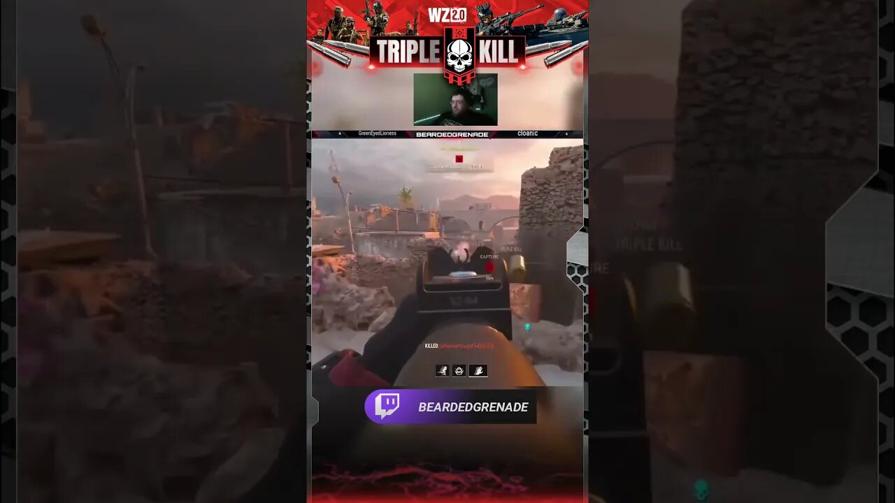 Triple kill #fypシ #warzone #cod #twitch #modernwarfare #fy #youtubeshorts #tiktok ￼