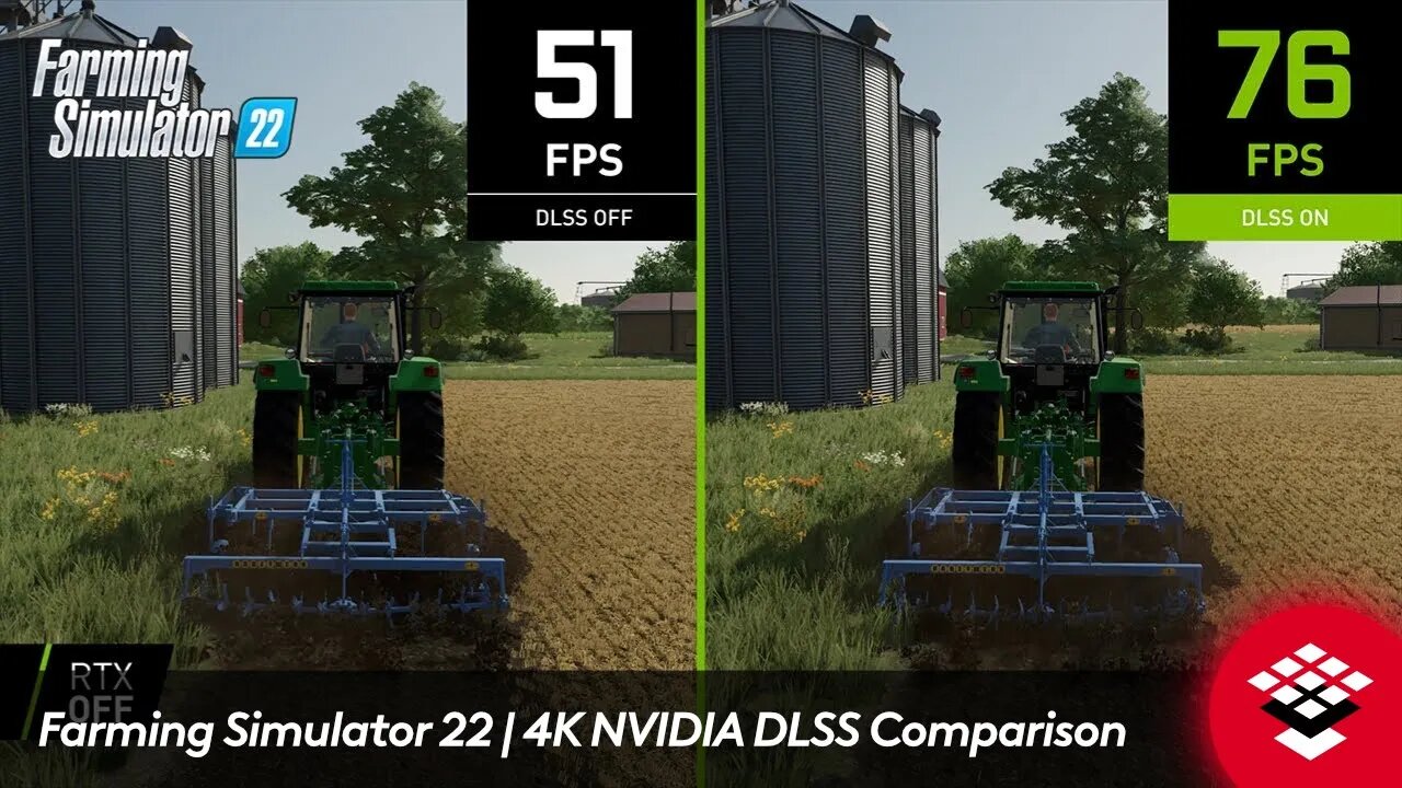Farming Simulator 22 | 4K NVIDIA DLSS Comparison