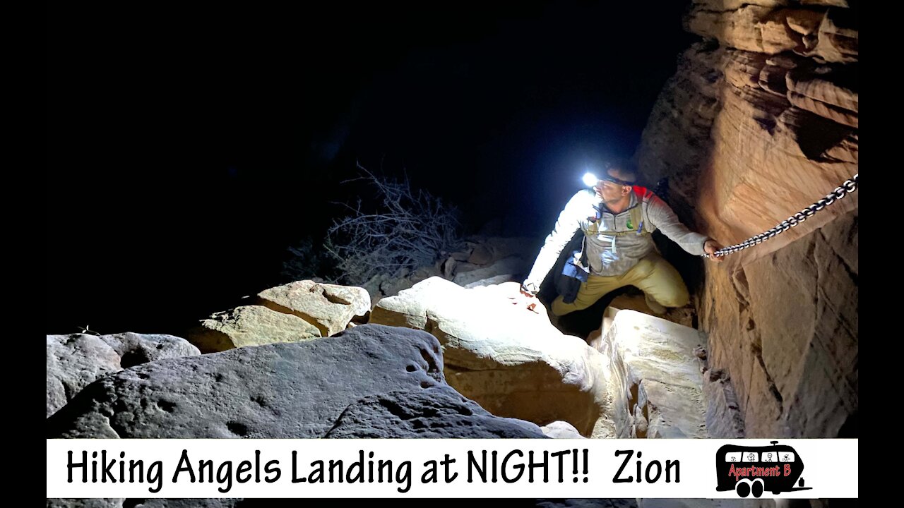 Hiking Angels Landing at Night! - Zion National Park
