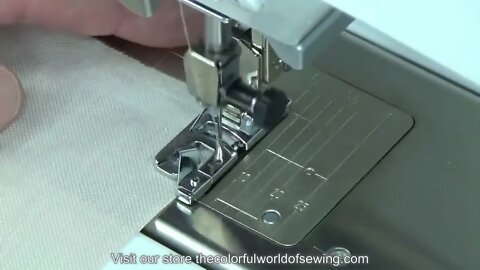 How To Sew Rolled Hems with the Narrow Hemmer Foot