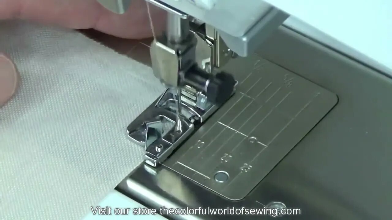 How To Sew Rolled Hems with the Narrow Hemmer Foot