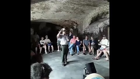 Tour Guide/ "Park Ranger" assuming everyone is dumb