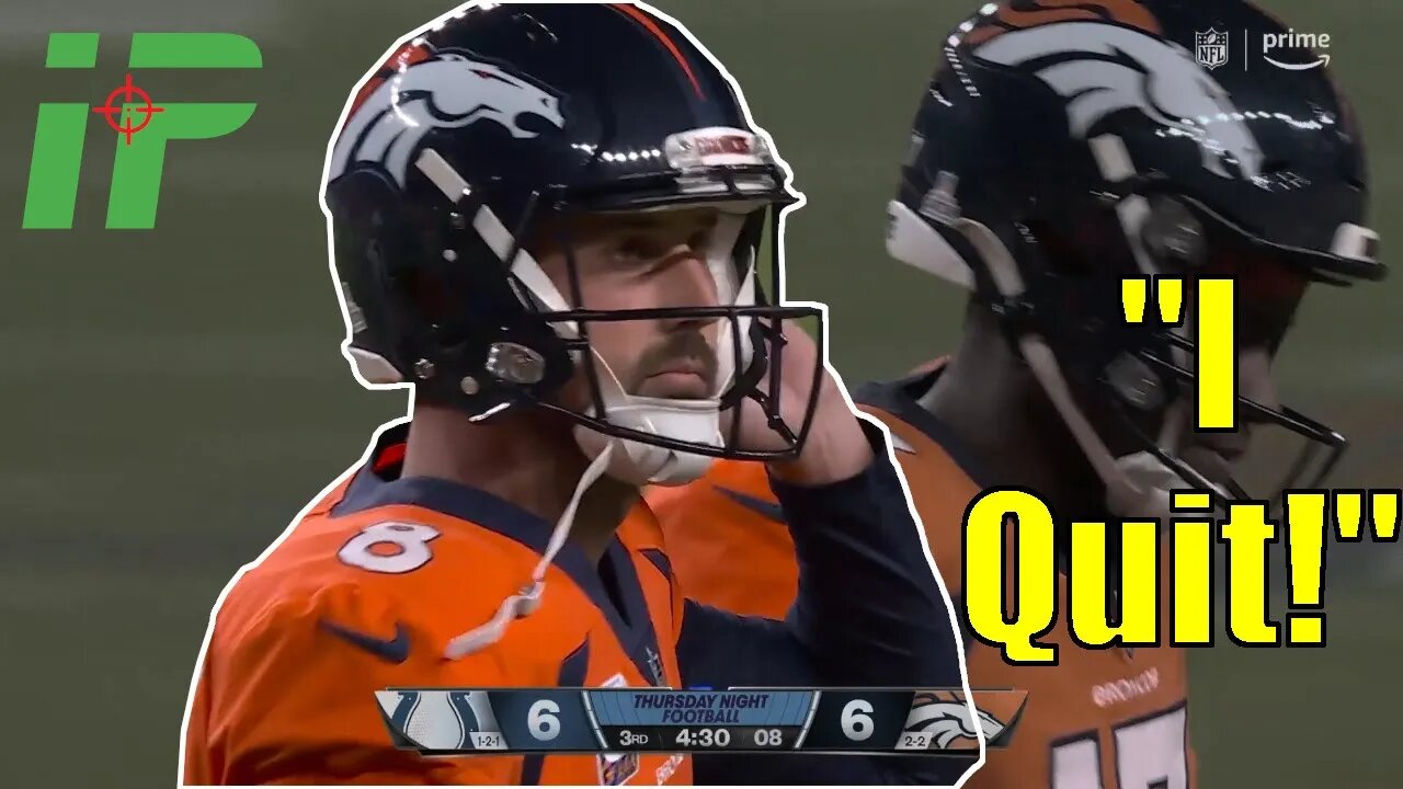 The Broncos LITERALLY Can't win...