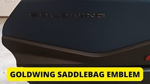 HONDA GOLDWING SADDLEBAG EMBLEM