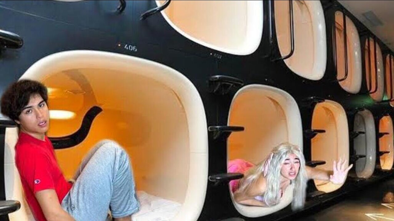 IF U SURVIVE IN HOTEL CAPSULE YOU WIN $100, 000 🤑
