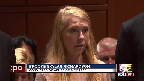 Brooke Skylar Richardson heads home, will stay on probation