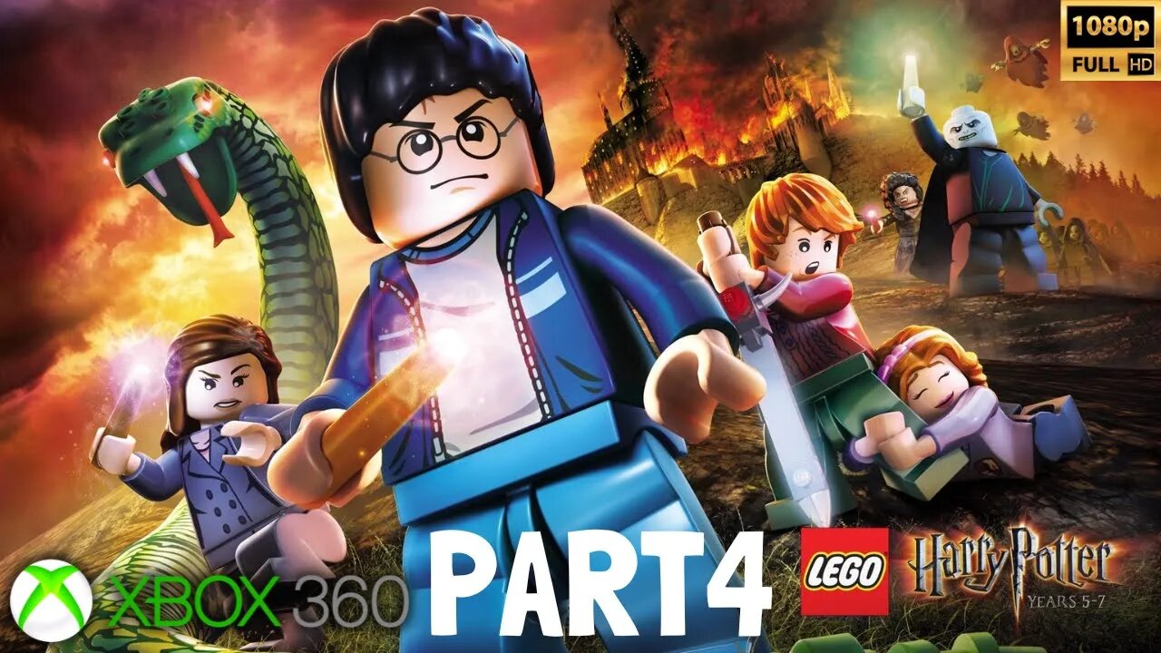 Lego Harry Potter: Years 5-7 Gameplay Walkthrough Part 4 | Xbox 360 (No Commentary Gaming)