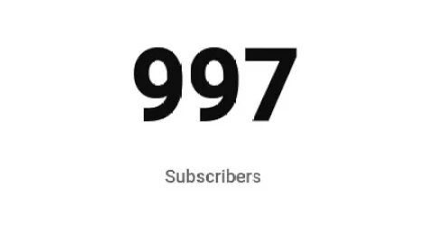 Livestream ends when I hit 1K