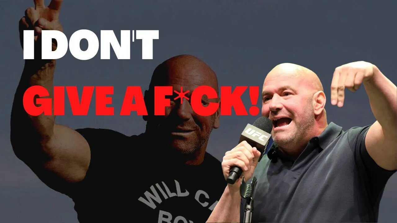 Dana White : Saving The UFC and Attempts To Cancel