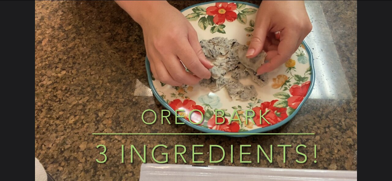 Oreo bark ~ easy Christmas treat!