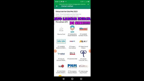 AYO KITA MELAMAR PEKERJAAN DI APLIKASI INI!!!!!