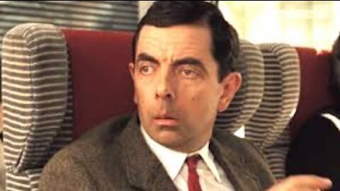 Mr.bean funny video ( first time airplane )