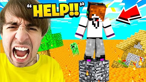 Secretly Turning Everything To LAVA - Minecraft