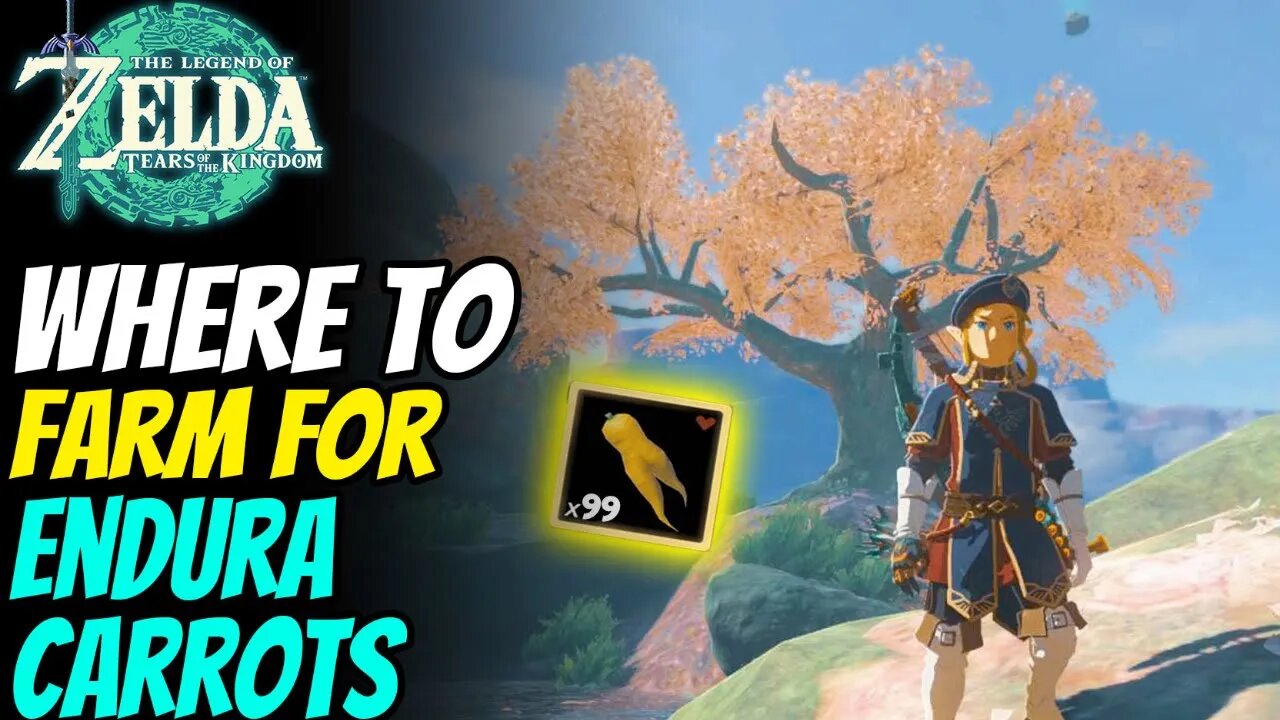 Best Place to Farm for Endura Carrots | The Legend of Zelda: Tears of the Kingdom
