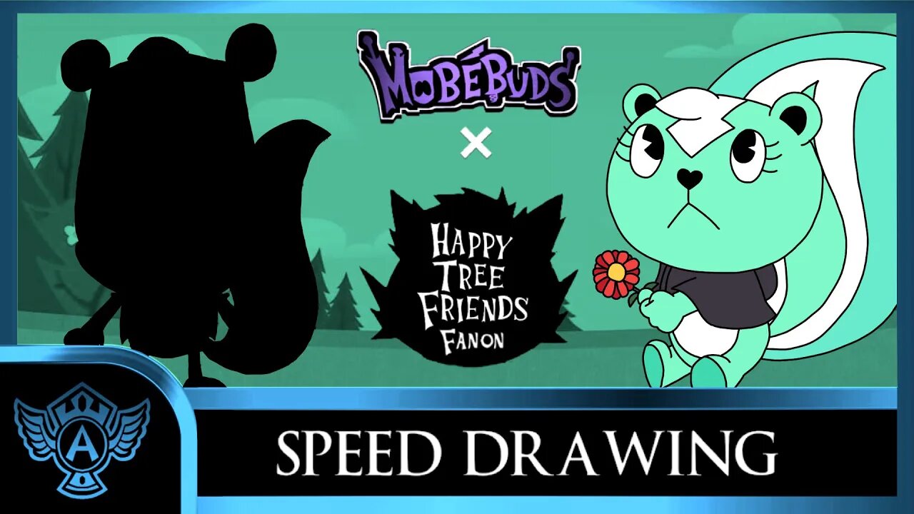 Speed Drawing: Happy Tree Friends Fanon - Iris | Mobebuds Style