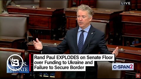 Rand Paul goes OFF over Ukraine funding: 'We are Flat Out of Cash!'