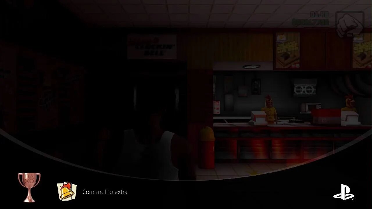 Com molho extra - Compre 8 refeições no Cluckin' Bell durante o jogo - Grand Theft Auto: San Andreas