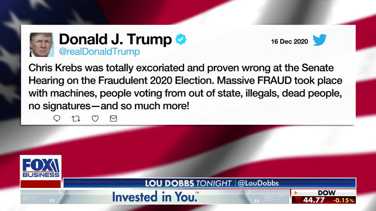 Lou Dobbs Tonight ~ Full Show ~ 16th December 2020.