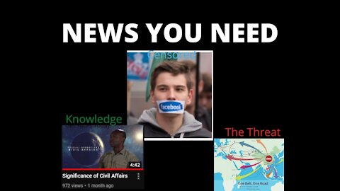 News You Need Number Four//* California and Big Tech COLLUDE *Bongino censored *Taliban* Australia