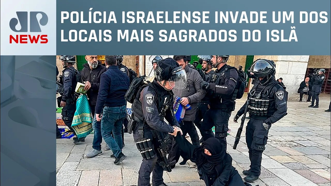 Israel expulsa palestinos de mesquita de Al-Aqsa; ao menos 50 ficaram feridos