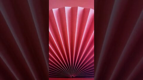 Origami Chinese Traditional Fan - Easy Paper Crafts - Shorts Ideas 💡