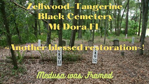 Another #BlackCemetery once abandoned, now RESTORED!!! Tangerine, FL