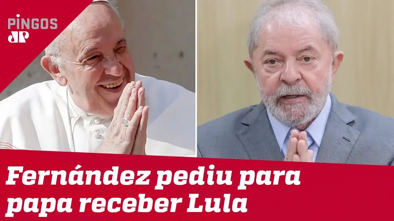 Encontro de Lula com o papa foi armado por poste de Kirchner