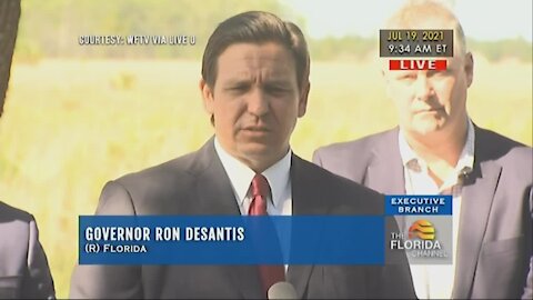 Gov. Ron DeSantis talks COVID numbers