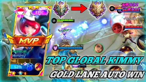 NEW SEASON TOP GLOBAL KIMMY INSANE DAMAGE EASY TO LEGEND OR MYTHIC | MOBILE LEGENDS | JMS GAMEPLAY