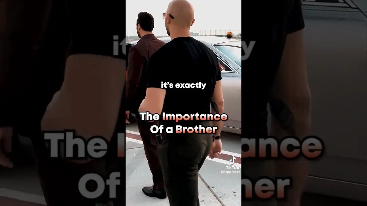 Importance of brothers in your life...#manosphere #brother #watchyourback #tatebrothers