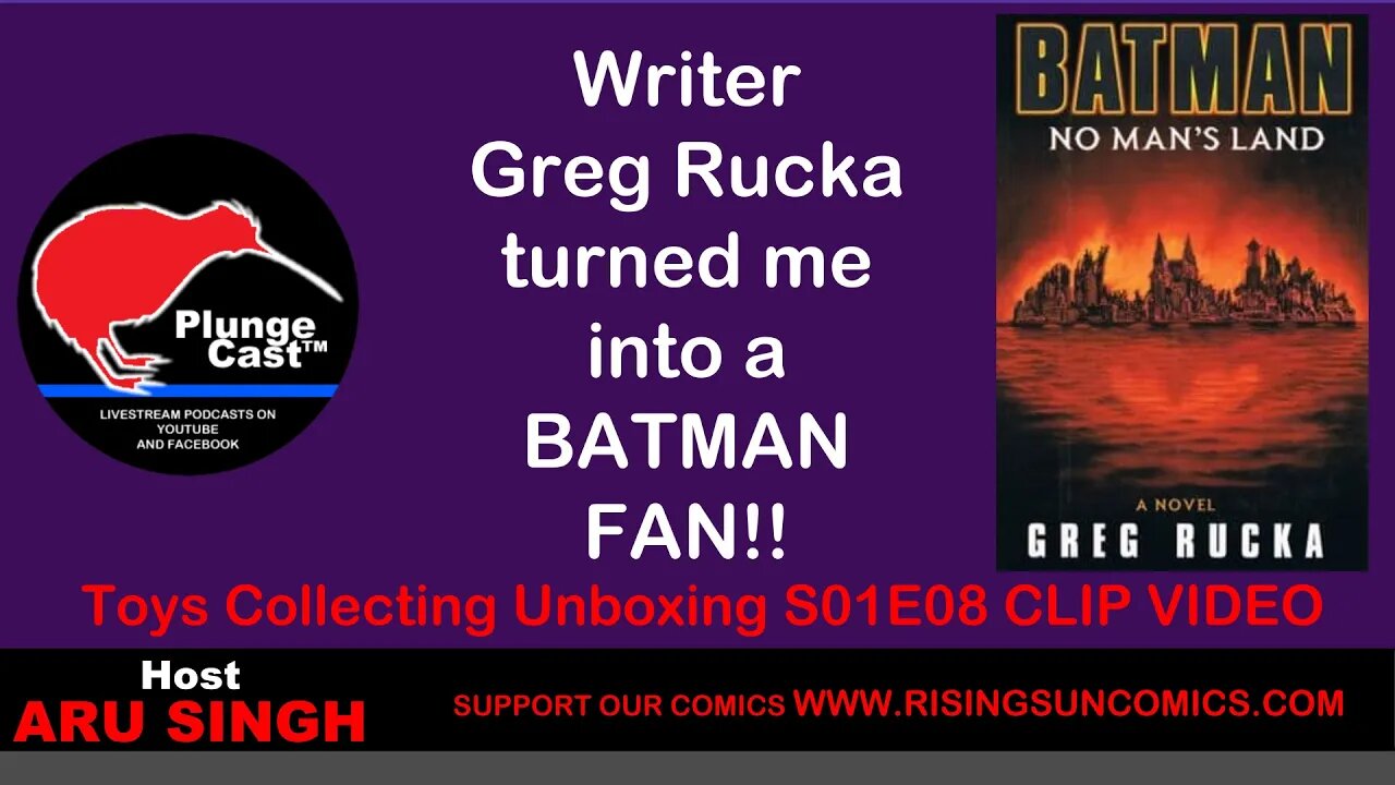 PlungeCastâ„¢ S02E08 Clip: I blame Greg Rucka for turning me into a Batfan