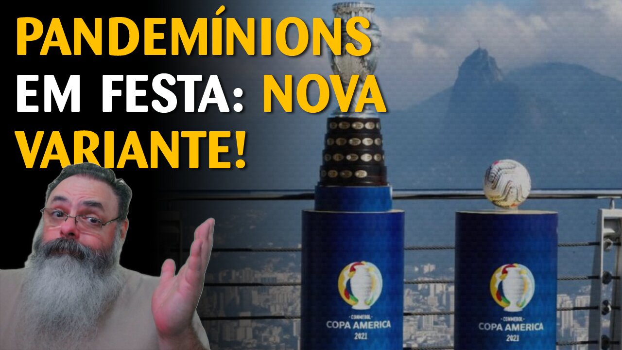 Jornalistas comemoram que foi detectada nova variante em jogadores da copa américa
