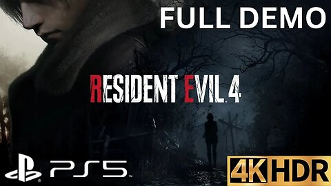 Resident Evil 4 Chainsaw Demo | FULL GAMEPLAY WALKTHROUGH | PS5, PS4 | 4K (No Commentary Gaming)