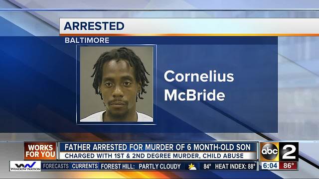 Baltimore man charged in murder of infant son