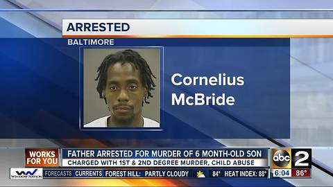Baltimore man charged in murder of infant son