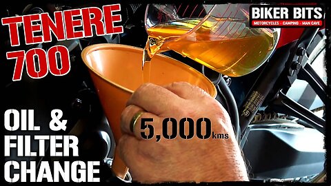 Tenere 700 Oil & Filter Change